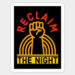 Reclaim The Night Sticker